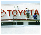 toyota channel letter sign image